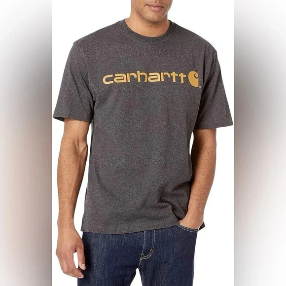 Carhartt Other - Carhartt Men's Loose Fit Heavyweight Short-Sleeve Logo Graphic T-shirt  Small